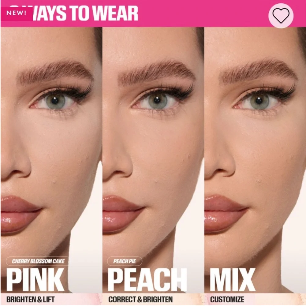 NEW✅HudaBeauty CherryPeach